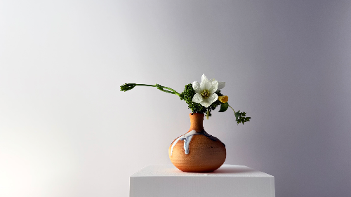 Ikebana Arrangement - Cheerful Spring Morning
